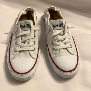 Women’s converse canvas sneakers white sandals 9
